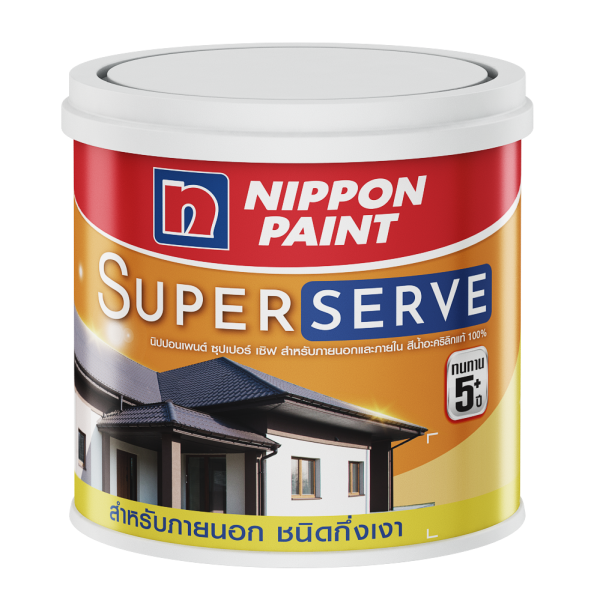 นิปปอนเพนต์ ซุปเปอร์เซิฟ สำหรับภายนอก (สีกึ่งเงา)